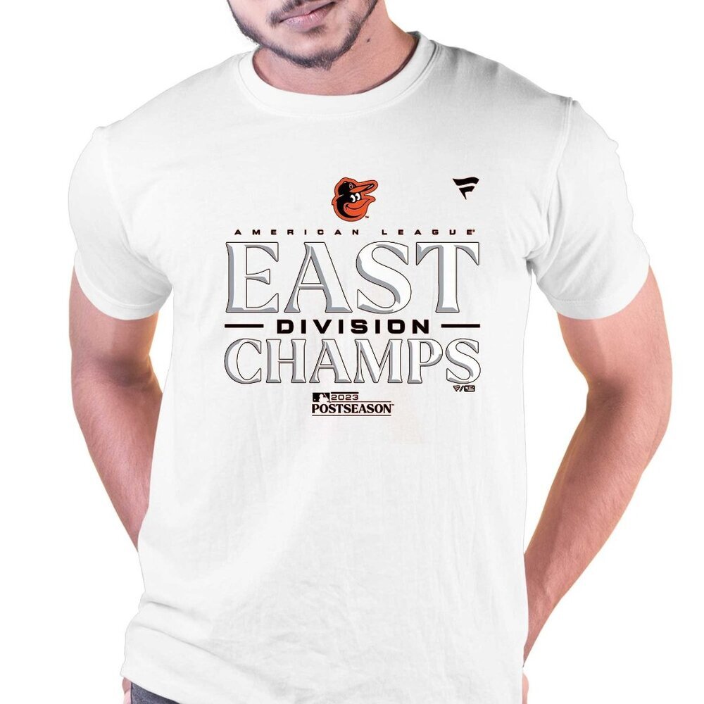 Baltimore Orioles 2023 AL East Champions T-Shirt Locker Room Fan Tee 81